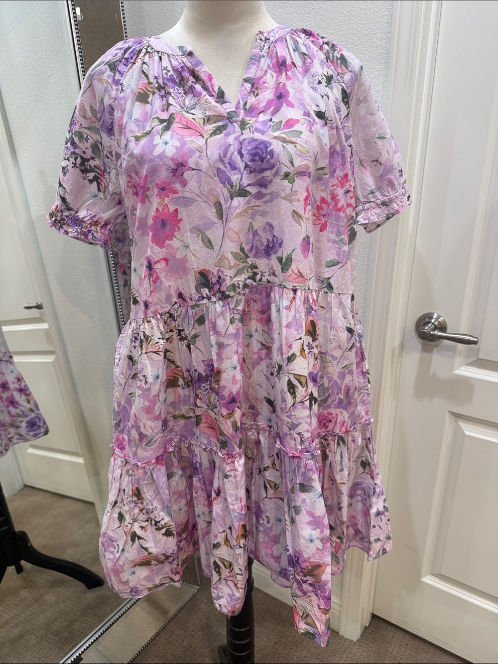 Generation Love Lavender and Pink Girly Floral Dress NWT